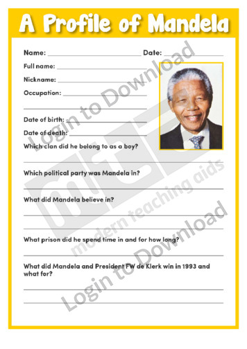 A Profile of Mandela