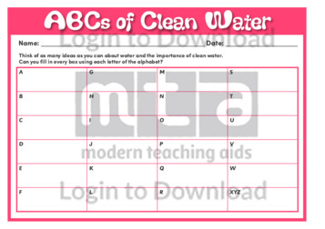 ABCs of Clean Water