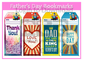 Father’s Day Bookmarks