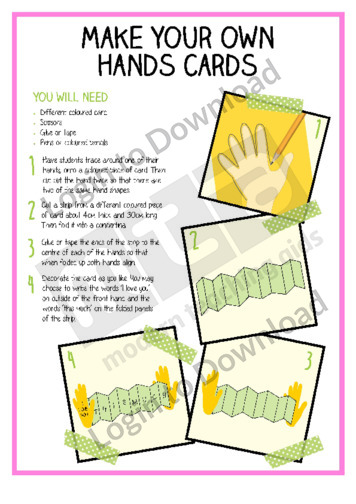 Make Your Own Hand Cards