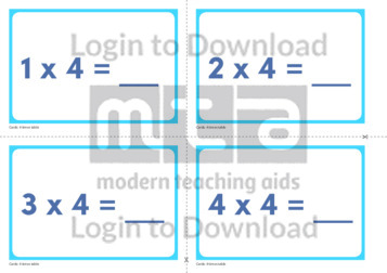 4 Times Table Cards (2)