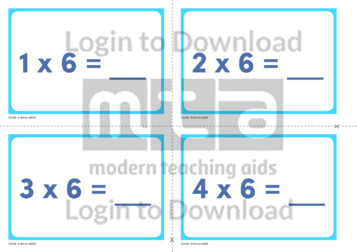 6 Times Table Cards (2)