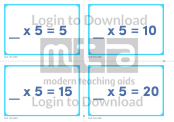 5 Times Table Missing Number Cards (2)