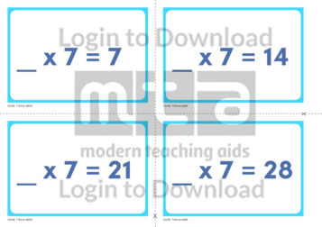 7 Times Table Missing Number Cards (2)