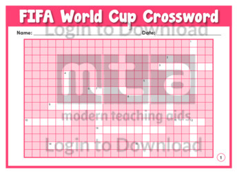 FIFA World Cup Crossword