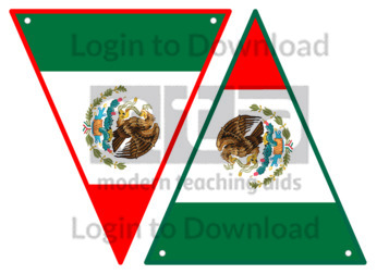 Mexican Flag Bunting
