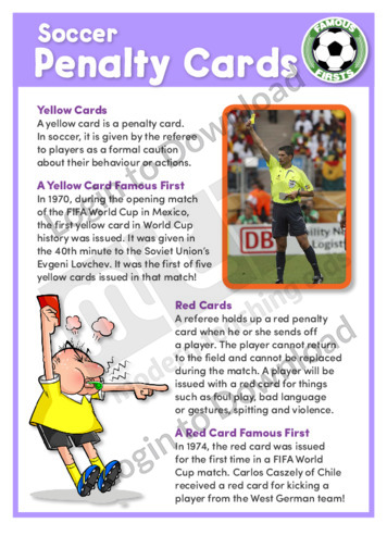 Soccer Penalty Cards