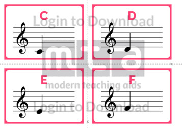 Musical Notes Cards