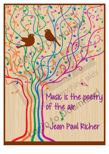 Music is Poetry Poster