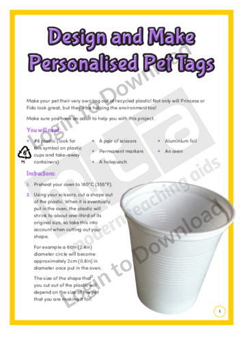 Design and Make Personalised Pet Tags