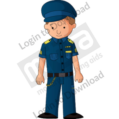 Young police officer