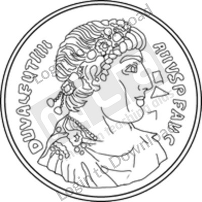 Roman coins B&W