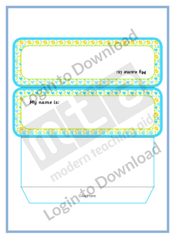 Name Tag (Spring Flowers)
