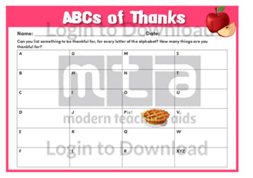 ABCs of Thanks