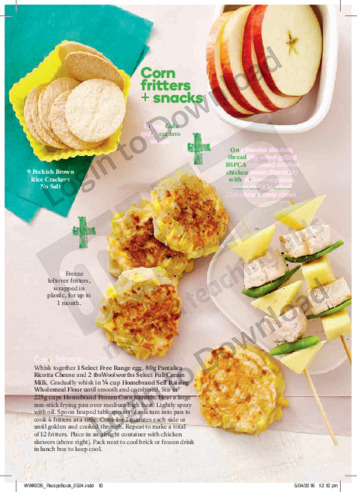 FFK Corn Fritters & Snacks