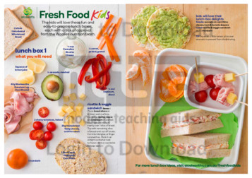 FFK Lunch Boxes Ricotta & Veggie Sandwiches